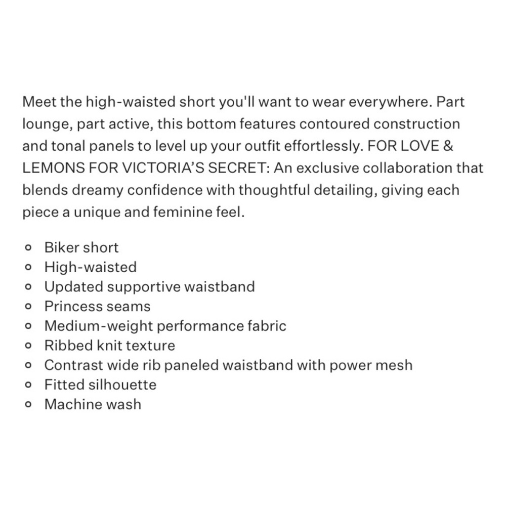 For Love & Lemons Black Bike Shorts - Picture 4 of 6